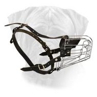 Super Bullmastiff Wire Basket Dog Muzzle  Super Bullmastiff Wire Basket Dog Muzzle
