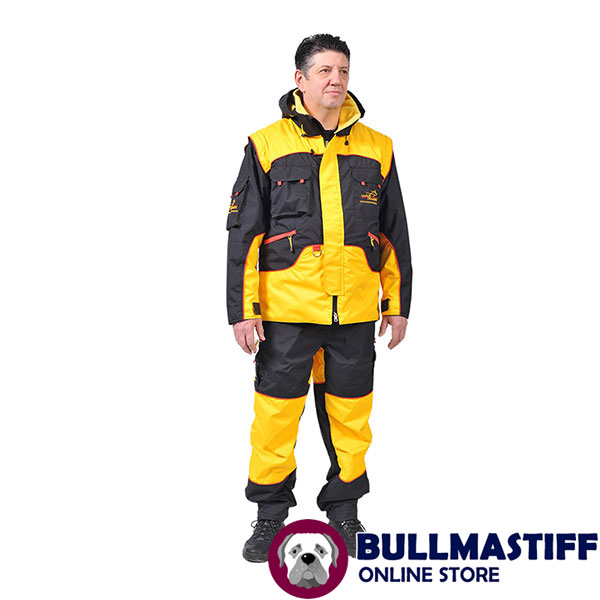 Professional Dog Training Suit of Water Resistant Membrane Material