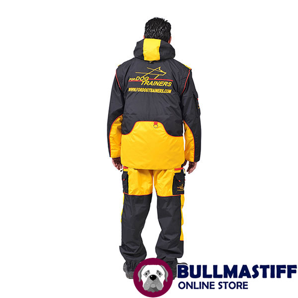 Membrane Material Training Suit with Back Pockets