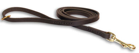 dog leather belt